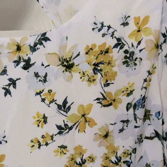 Banana Republic Cap Sleeve Floral Dress - Picture 2 of 5